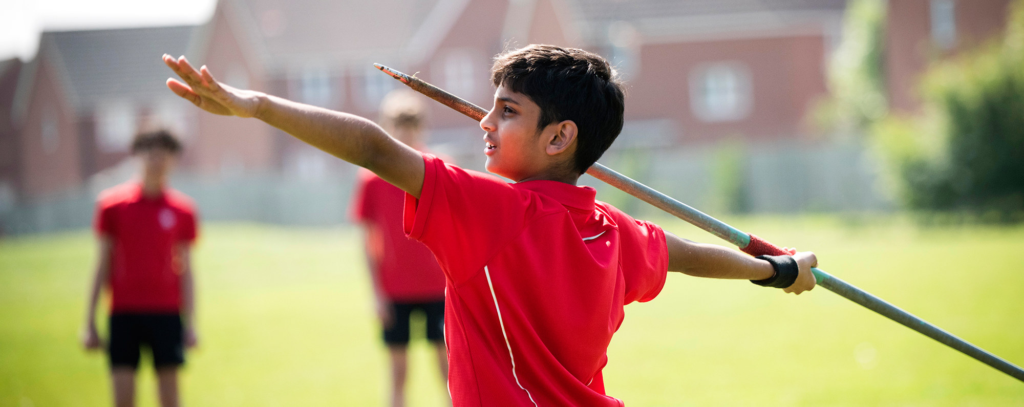 Boy with a javelin
